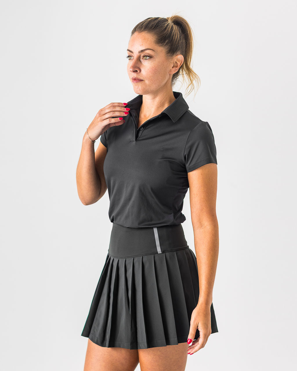 2 in 1 Pleated Skirt