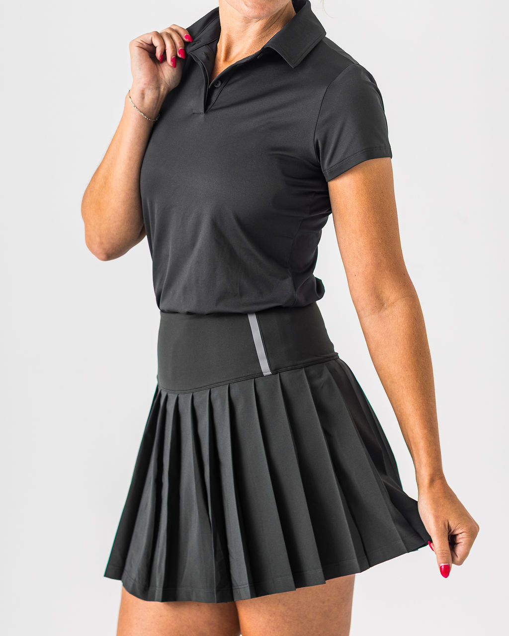 2 in 1 Pleated Skirt