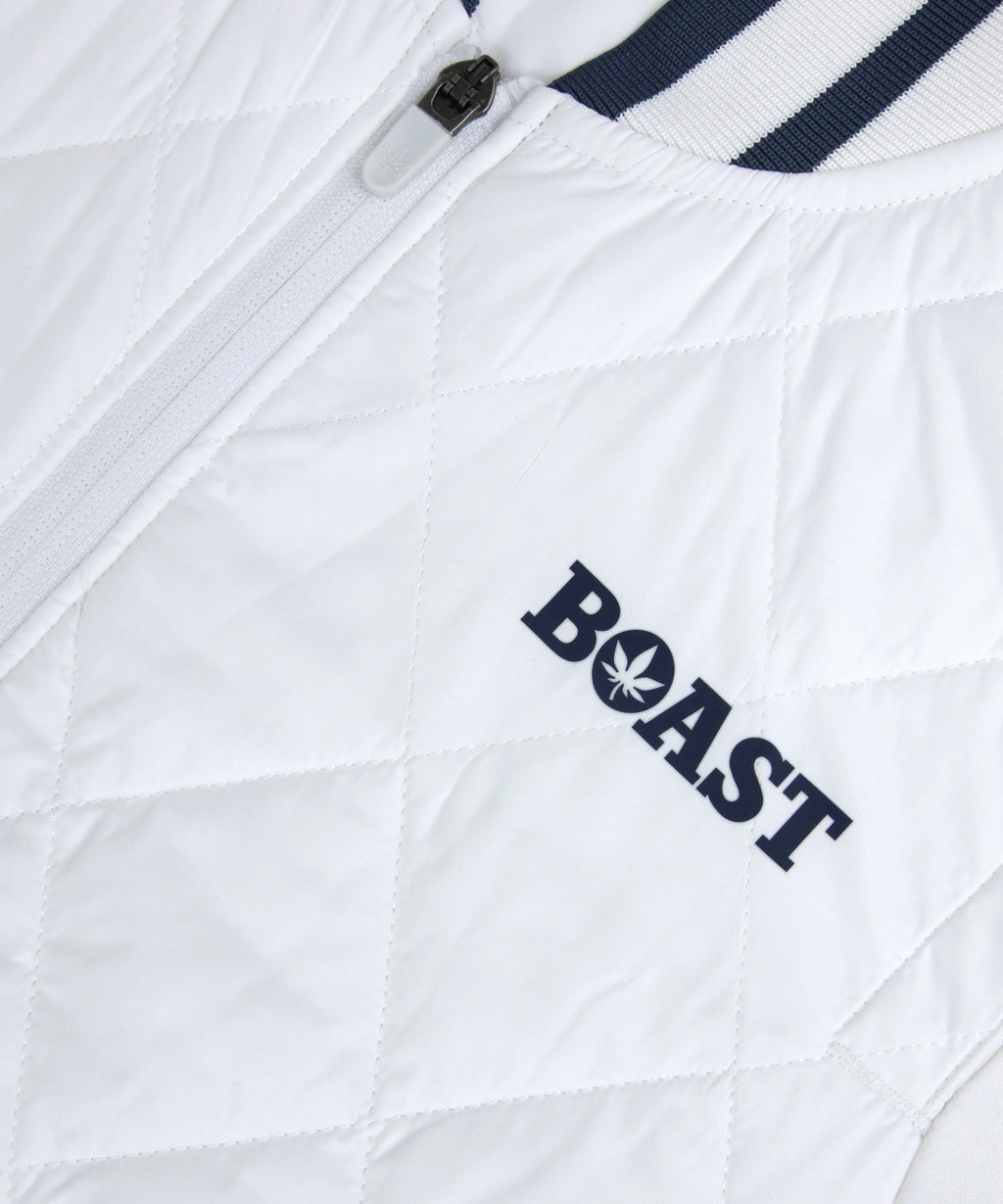 Quilted Varsity Bomber