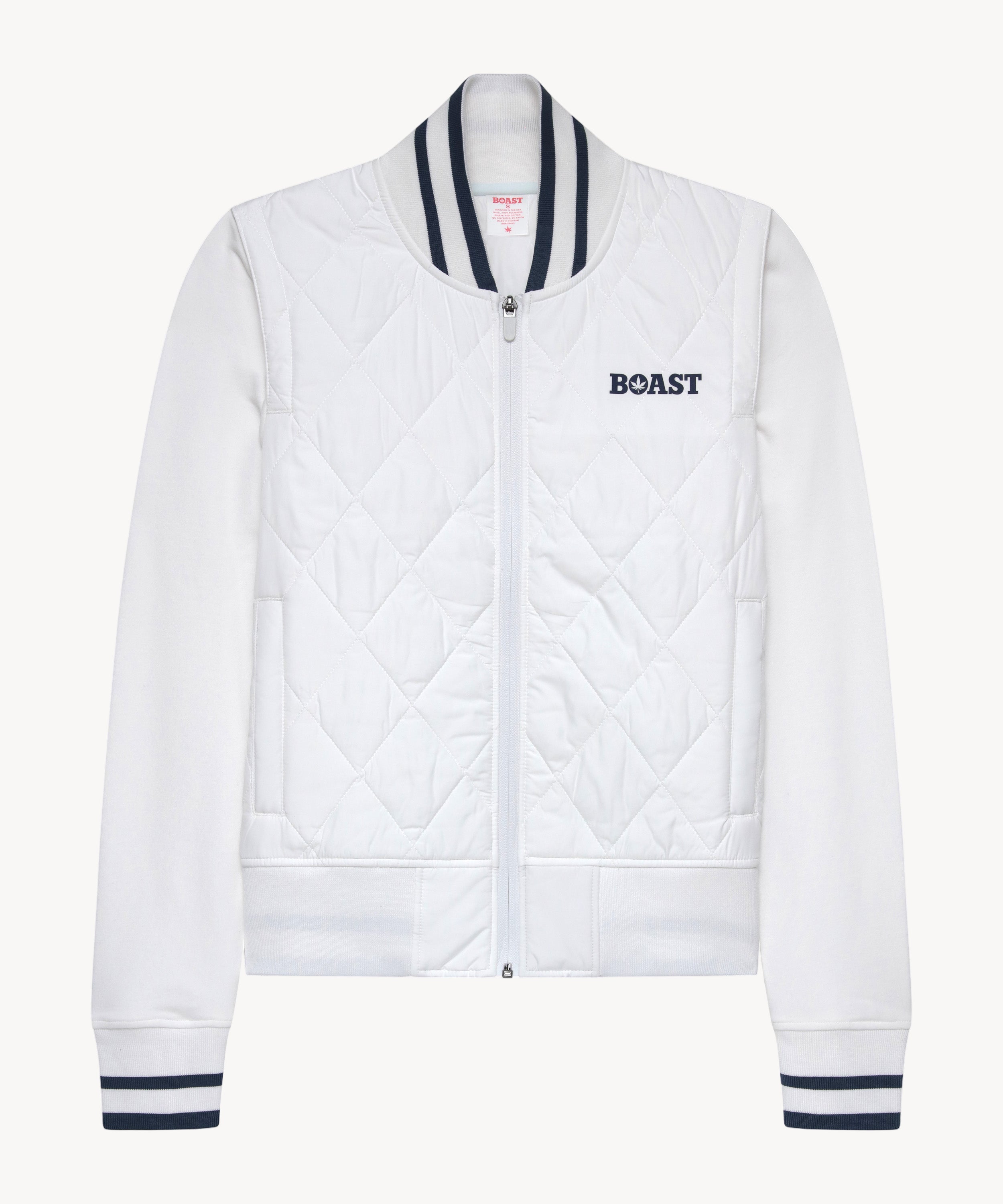 Quilted Varsity Bomber