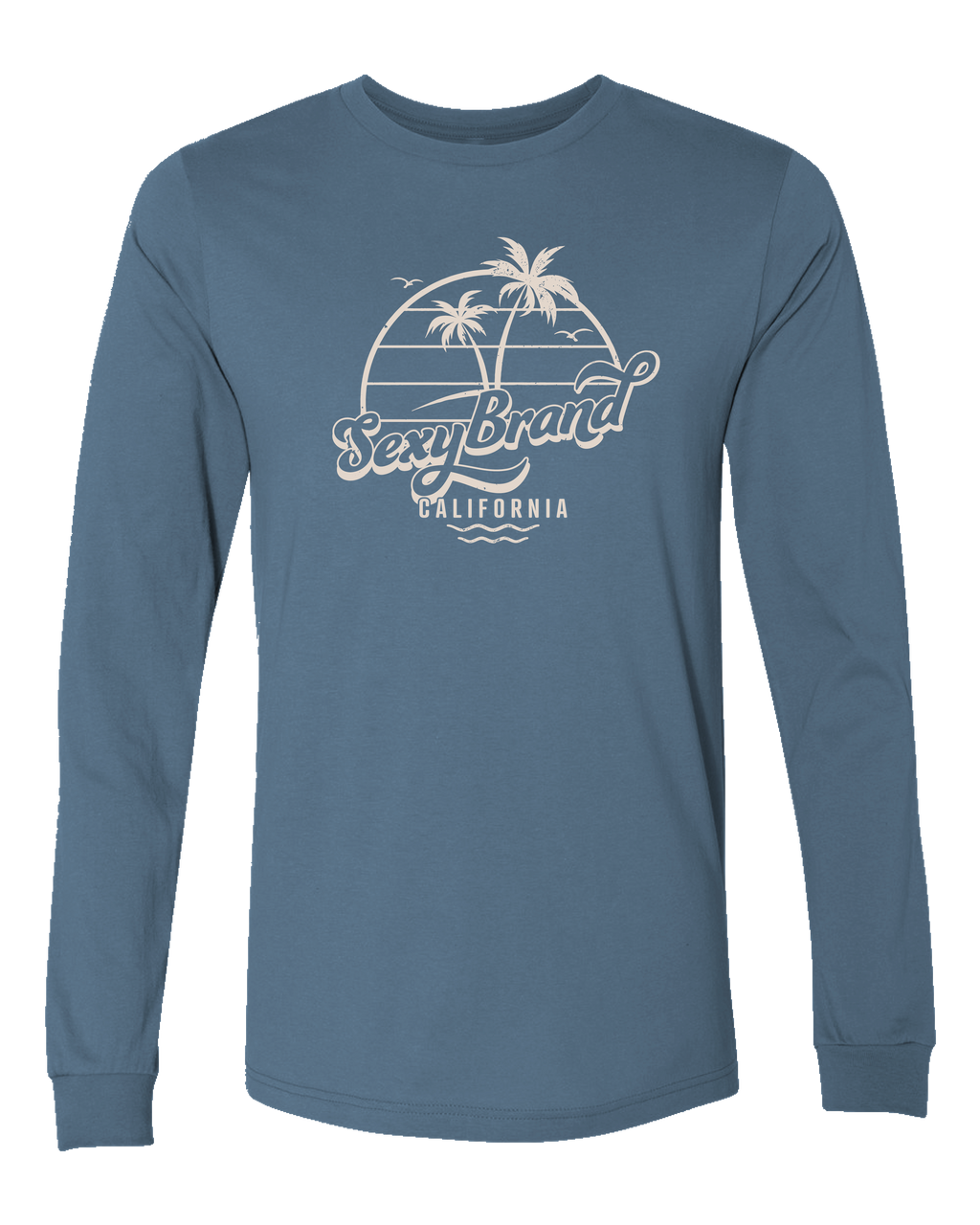 Men's Certified Organic California Beachy Vibes Long Sleeve