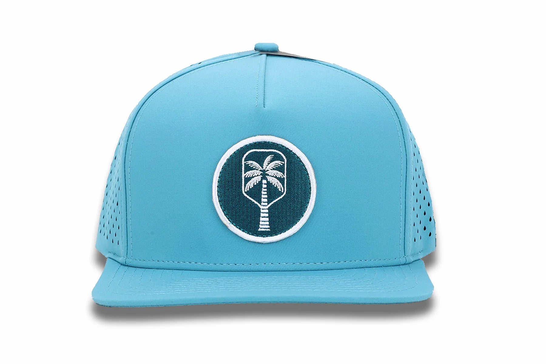The Pickled Palm Coastal Blue Performance Pickleball Hat