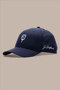 J.Pritchard Unisex Courtside Performance Hat - Clubhouse White & Fuchsia/Clubhouse White/Bainbridge Blue