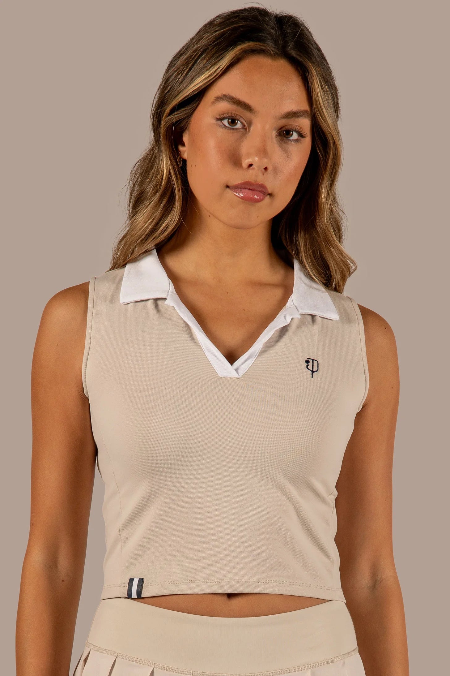J.Pritchard Women's Hamptons Polo - Moonbeam