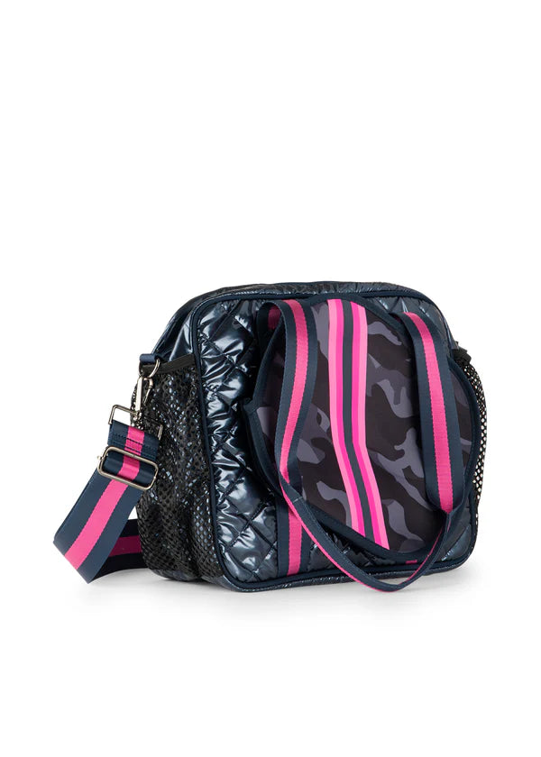 Haute Shore Dill Epic Pickleball Tote - Navy Camo/Pink