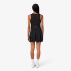 Lacoste Women's Dual Fabric Pleated Stretch Tennis Dress