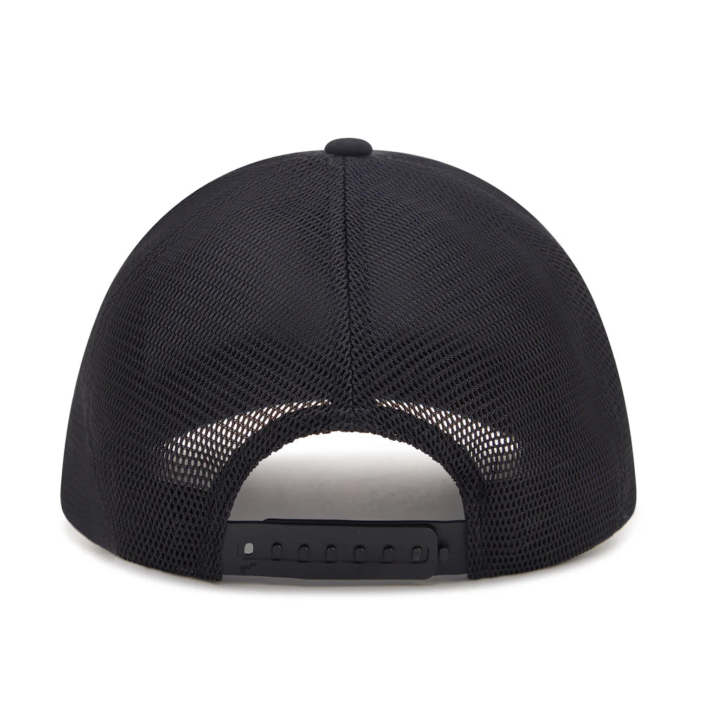 Eleven Social Club - The Circle Trucker Hat - Black/White