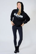 Eleven Social Club - The Kaki Eleven Heavyweight Pickleball Hoodie - Black/Kaki