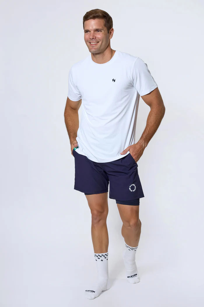 Eleven Social Club - The Ethan CoolPlay Pickleball Tee - Black/Blue/Green/White/Light Grey