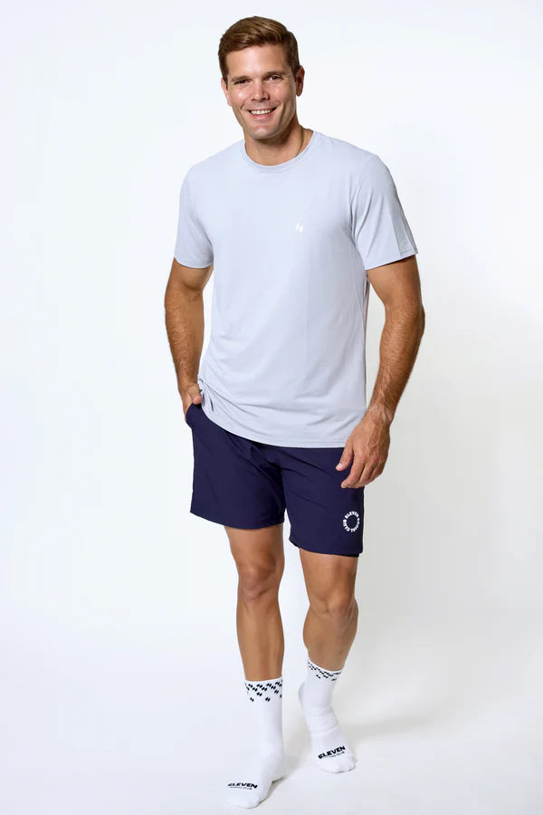 Eleven Social Club - The Ethan CoolPlay Pickleball Tee - Black/Blue/Green/White/Light Grey