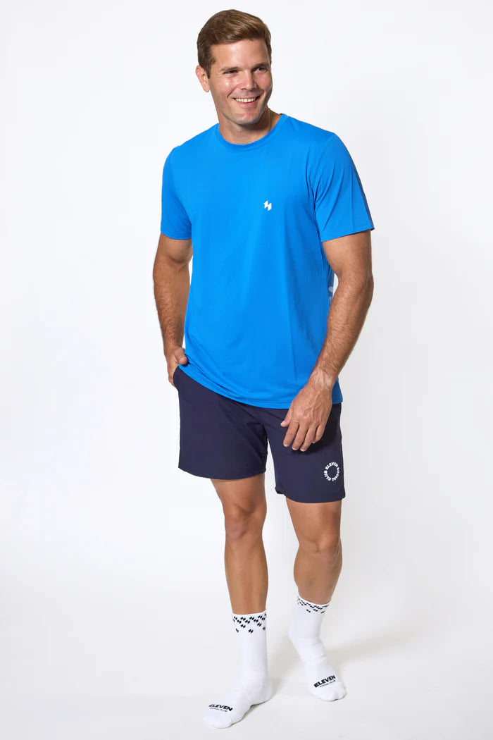 Eleven Social Club - The Ethan CoolPlay Pickleball Tee - Black/Blue/Green/White/Light Grey