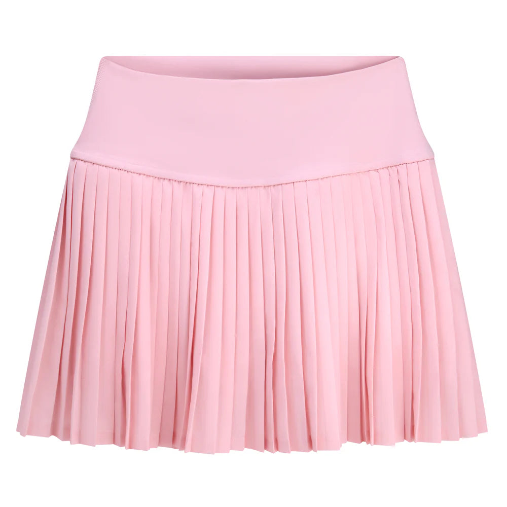 Eleven Social Club - The Avery Pickleball Skirt - Yellow/Soft Rose/White