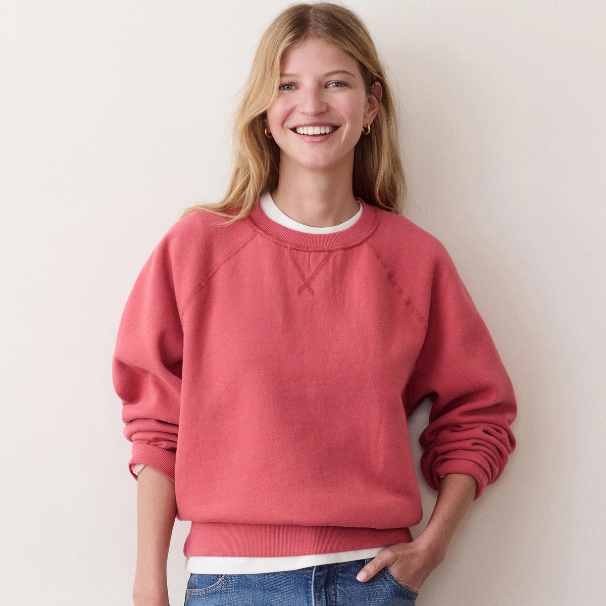 Marine Layer Women's Cloud 9 Fleece Reversible Crewneck