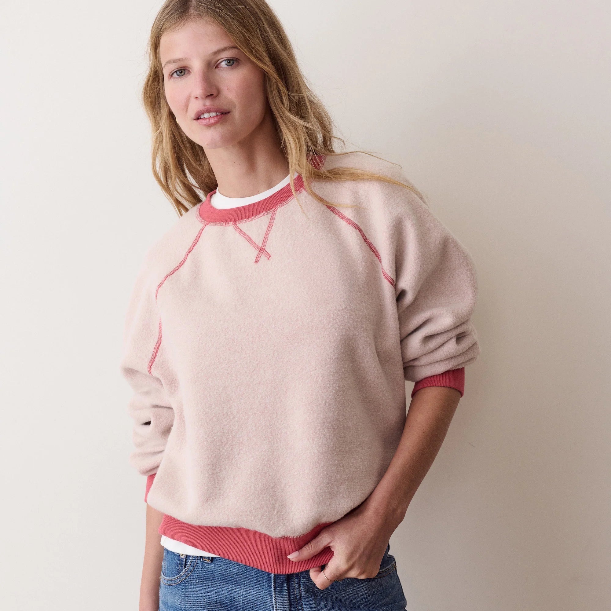 Marine Layer Women's Cloud 9 Fleece Reversible Crewneck