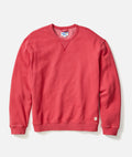 Marine Layer Men's Cloud 9 Fleece Relaxed Crewneck in Baked Apple