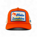 Hello Sunshine Trucker Hat - Orange