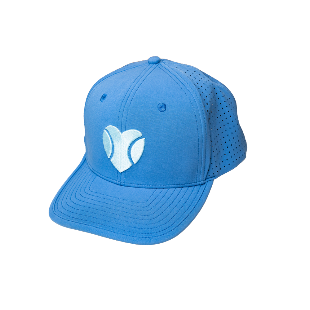 I ❤️ Beach Tennis AquaSnapBack in Light Blue