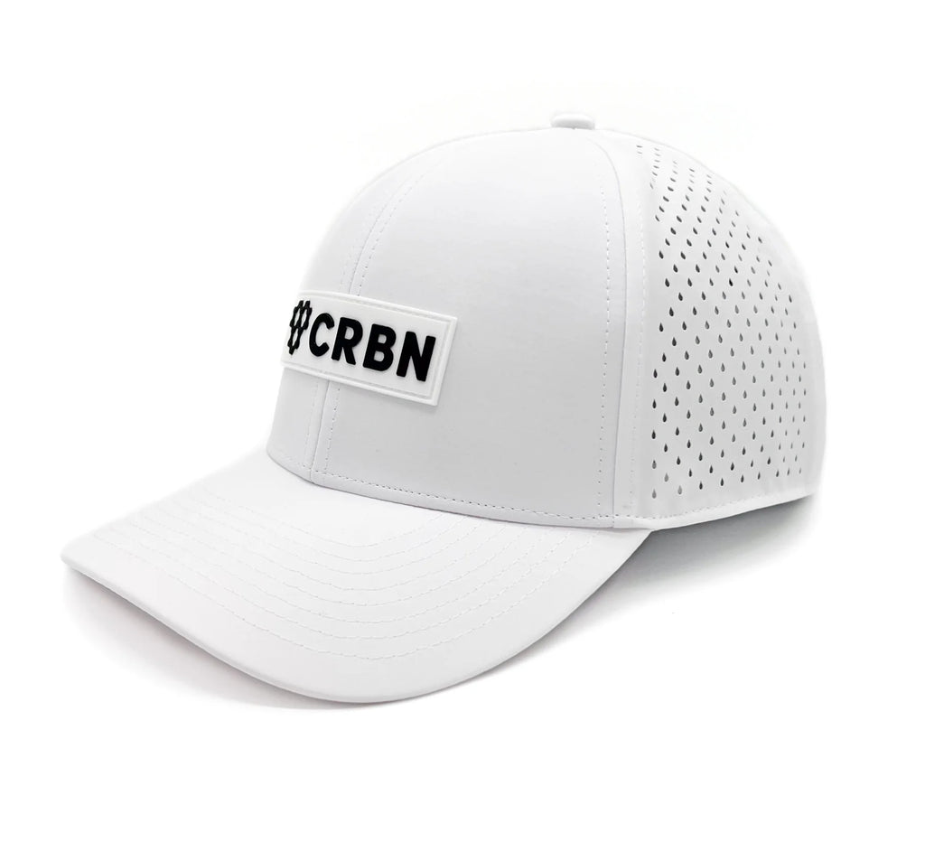 CRBN Quick-Dry Trucker Hat White
