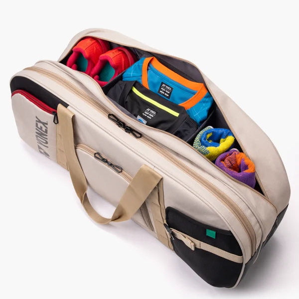 Yonex Gearlogic Tournament Tennis Bag Beige