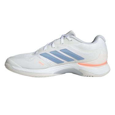 adidas Avacourt 3 Womens Tennis Shoe - White/Halo Blue/Beam Orange