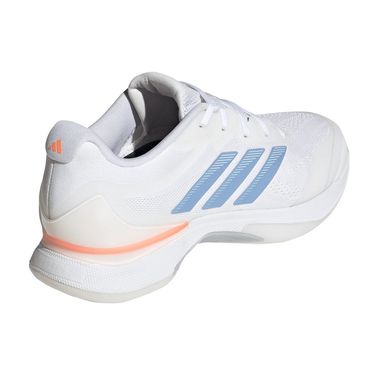 adidas Avacourt 3 Womens Tennis Shoe - White/Halo Blue/Beam Orange