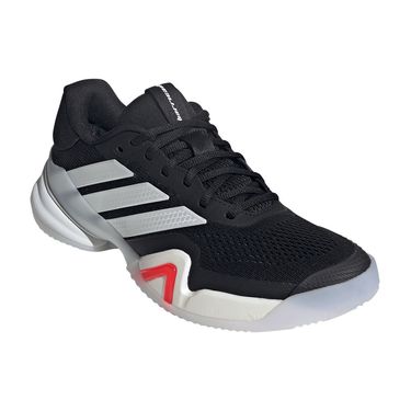 adidas Barricade 14 Men's Clay Tennis Shoe - Core Black/Zero Metallic/Lucid Red