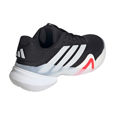 adidas Barricade 14 Men's Clay Tennis Shoe - Core Black/Zero Metallic/Lucid Red