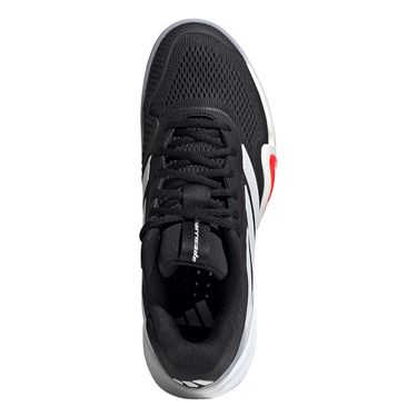 adidas Barricade 14 Men's Clay Tennis Shoe - Core Black/Zero Metallic/Lucid Red