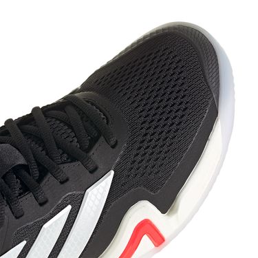 adidas Barricade 14 Men's Clay Tennis Shoe - Core Black/Zero Metallic/Lucid Red
