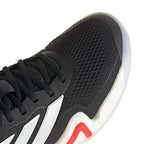 adidas Barricade 14 Men's Clay Tennis Shoe - Core Black/Zero Metallic/Lucid Red