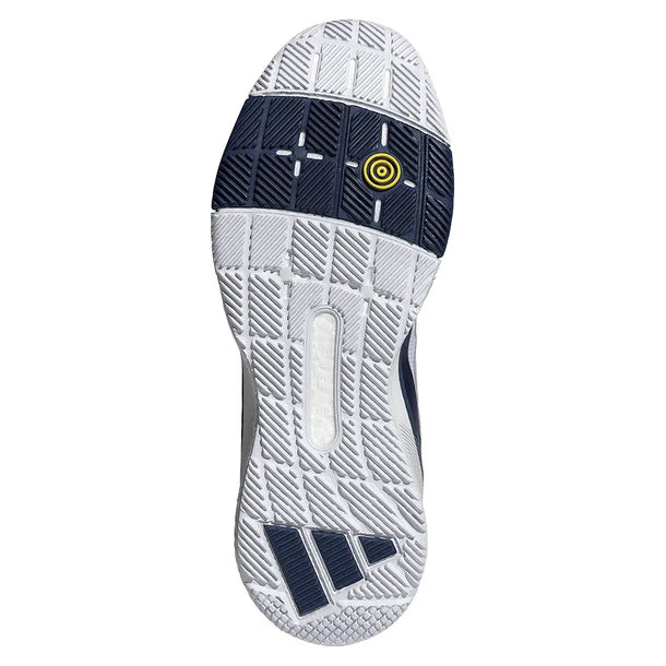 adidas Men's Crazyquick Boost Padel Shoes Core White/Dark Blue