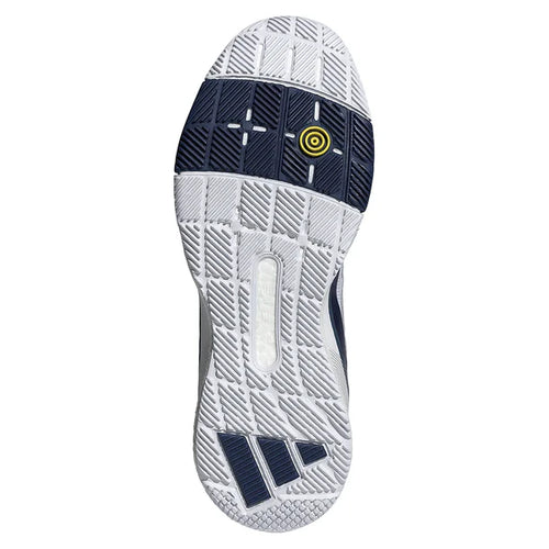 adidas Men's Crazyquick Boost Padel Shoes Core White/Dark Blue