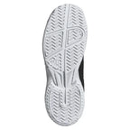 adidas Juniors' Courtflash Tennis Shoes Core Black and Silver Metallic