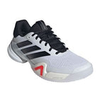 adidas Barricade 14 Mens Tennis Shoe - White/Core Black/Lucid Red