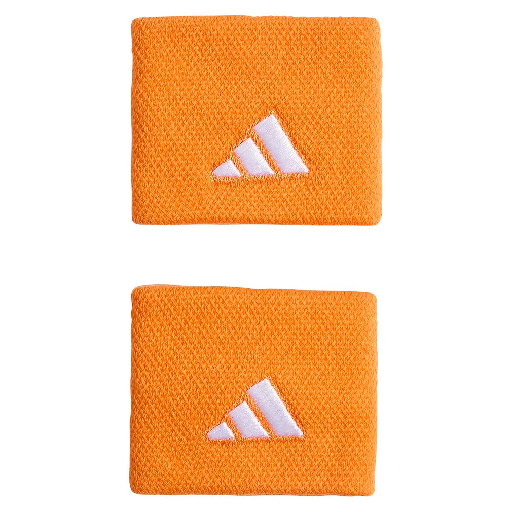 adidas Tennis Small Wristbands - Pure Orange and White