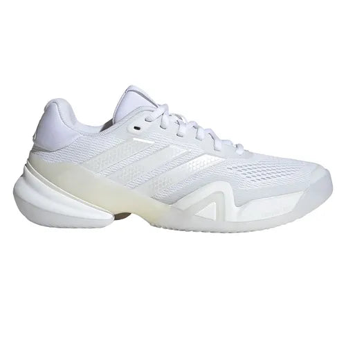 adidas Women's Barricade 14 Tennis Shoes (Core White/Black) 9.5