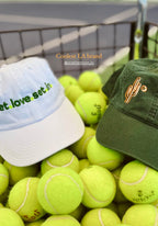 Embroidered Art on Cotton Dad Hat