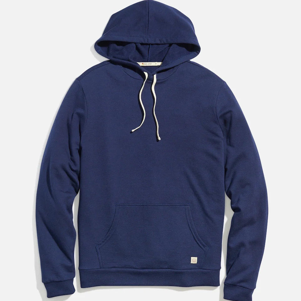 Marine Layer Men's Sunset Pullover Hoodie in Asphalt Grey