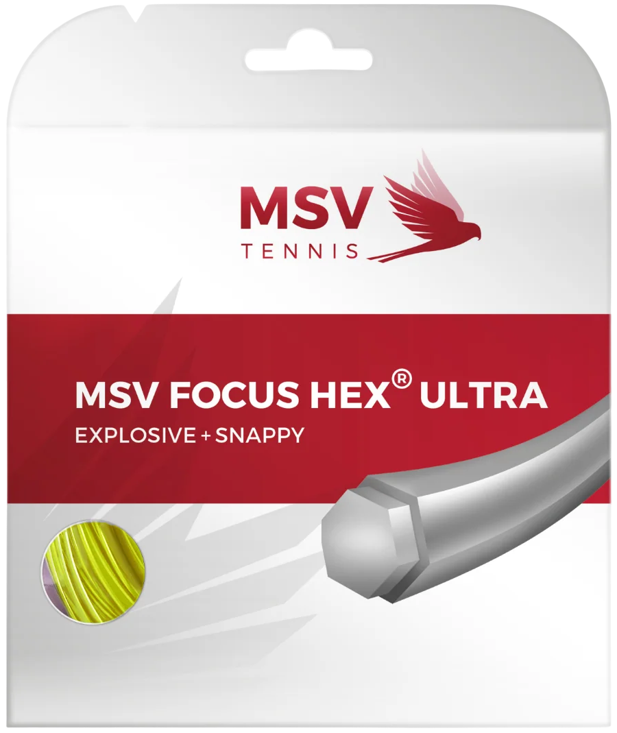 MSV Focus Hex Ultra 16L/1.25 String Neon Yellow