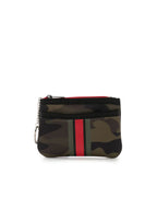 Haute Shore Max Soho Card Case - Green Camo Black/Olive/Red