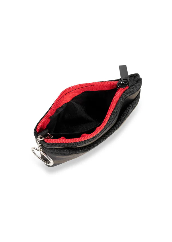 Haute Shore Max Soho Card Case - Green Camo Black/Olive/Red