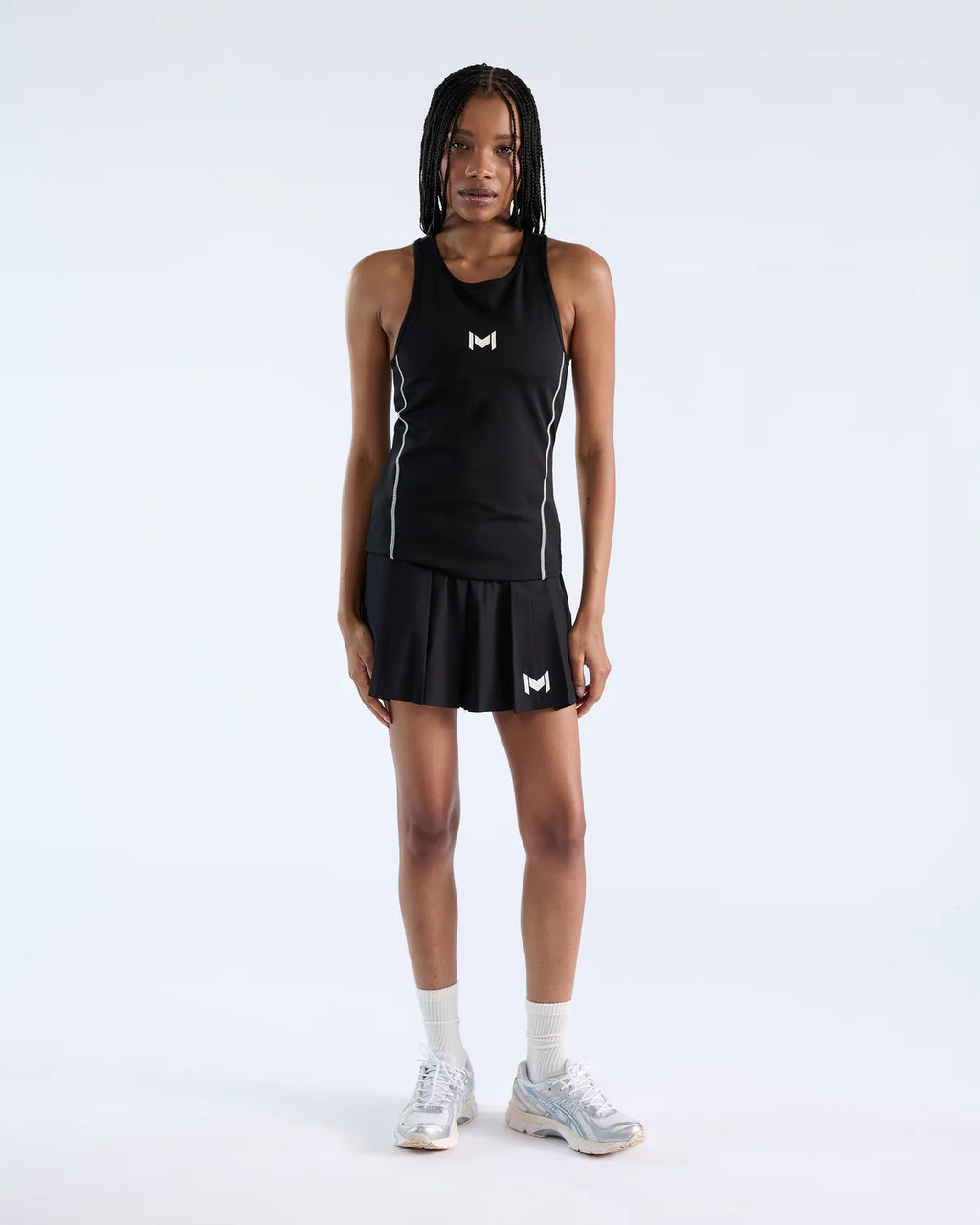 Mouratoglou Apparel - Tank Top - Black/Navy/White