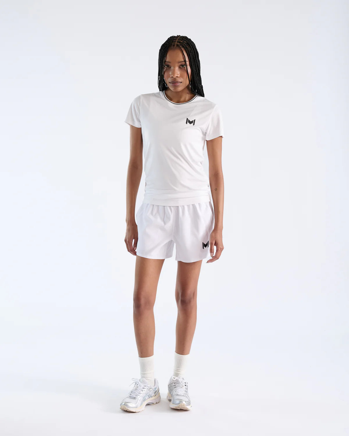 Mouratoglou Apparel - TECH T-SHIRT - Black/Navy/White