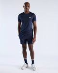 Mouratoglou Apparel - TECH T-SHIRT - Black/Navy/White