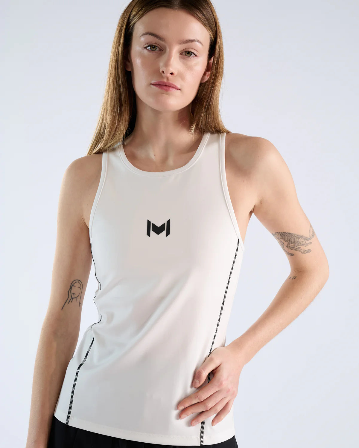 Mouratoglou Apparel - Tank Top - Black/Navy/White