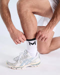 Mouratoglou Apparel - Performance Socks - Black/Navy/White (8-13)