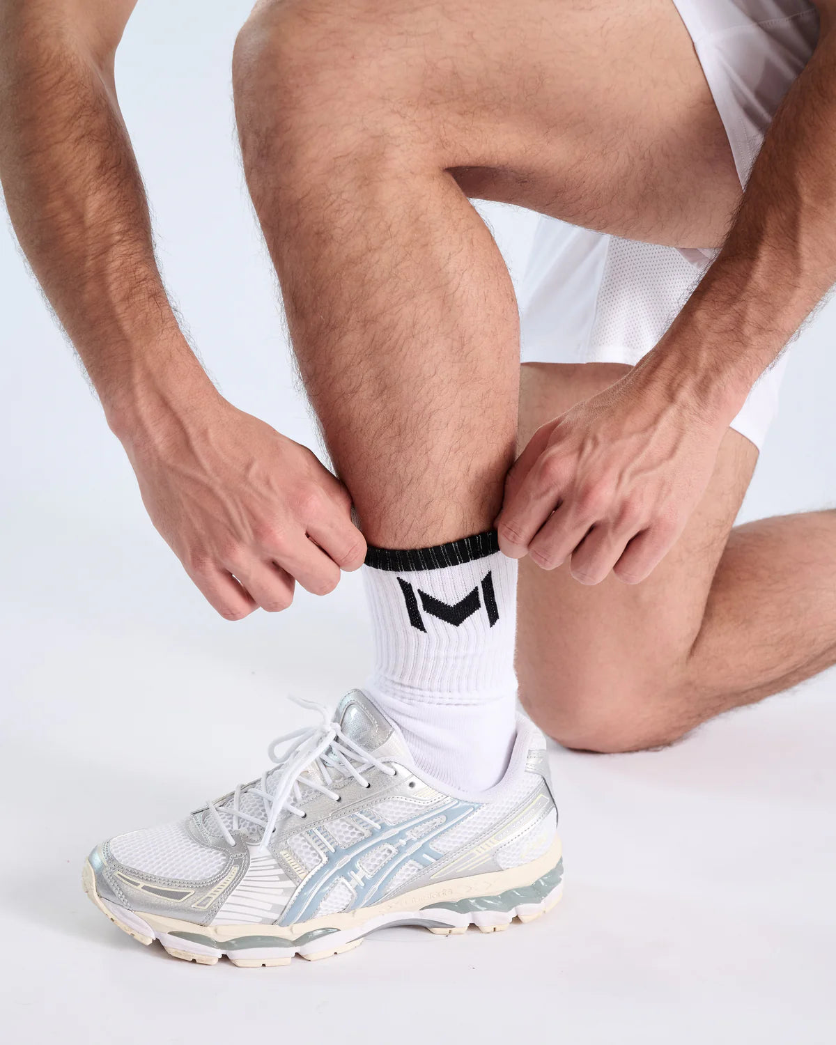 Mouratoglou Apparel - Performance Socks - Black/Navy/White (8-13)