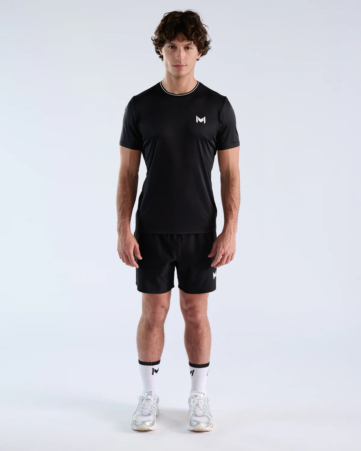 Mouratoglou Apparel - Performance Shorts - Black/Navy/White