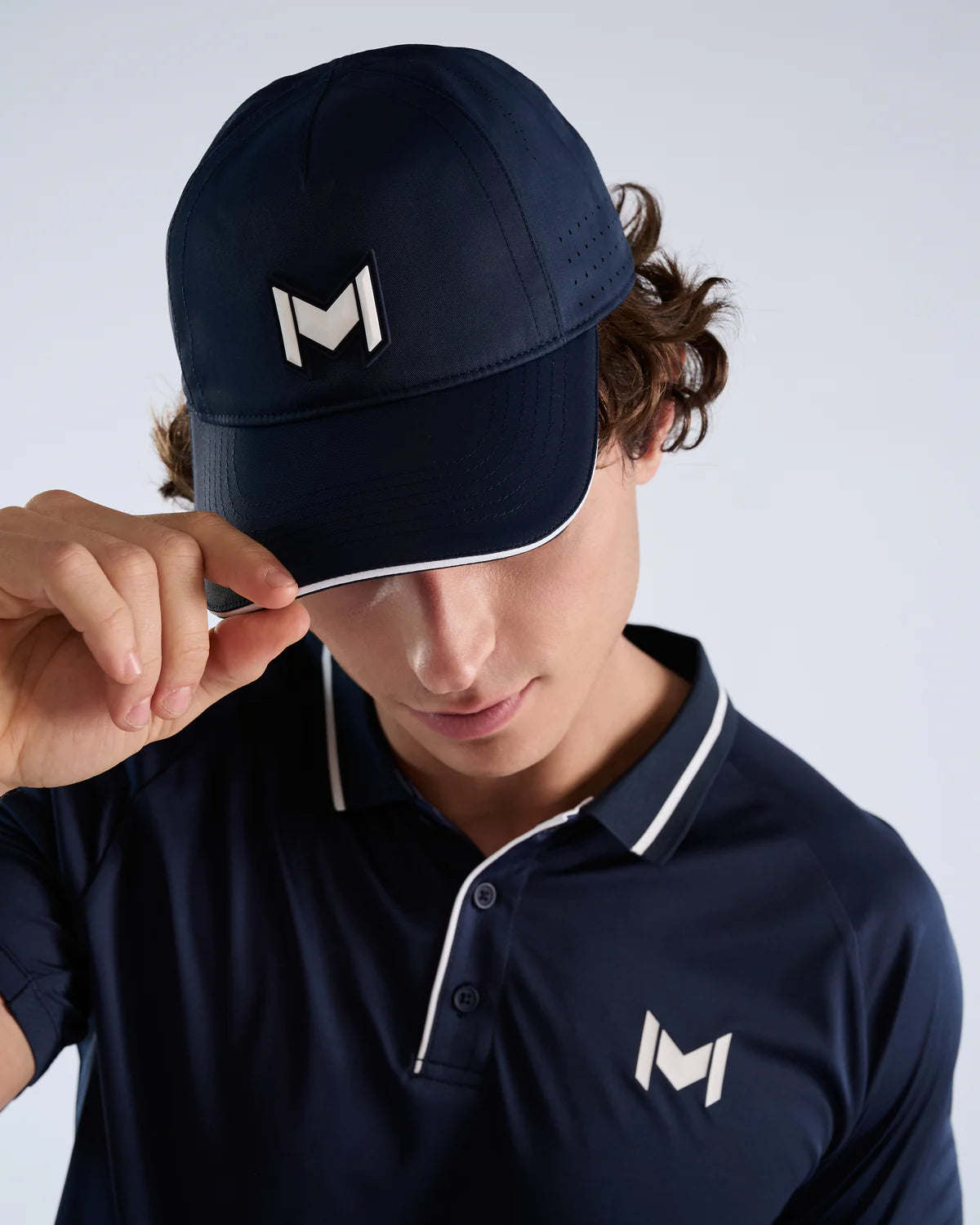 Mouratoglou Apparel - Performance Cap - Black/Navy/White SALE