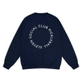 Eleven Social Club - The Courtside Crewneck - Light Blue/Navy/White